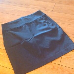 Banana Republic Stylish DARK olive BROWN pencil SKIRT SIZE 12 GUC